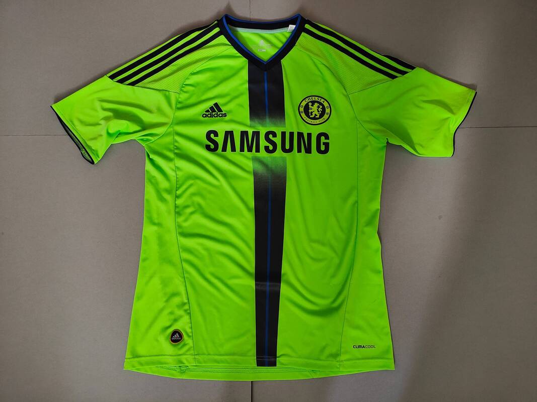 Chelsea F.C. Third 2010/2011 Football Shirt Manufactured By Adidas. The Shirt Is Sponsored By Samsung.