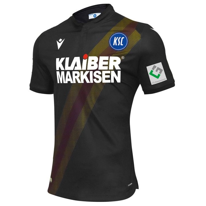 Karlsruher SC Third 2020/2021 Football Shirt Manufactured By Macron. The Club Plays Football In Germany.